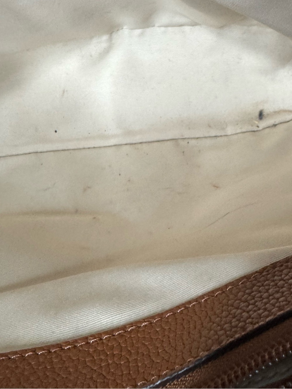 Lauren Ralph Lauren Quilted Pebble Leather Very Large Tote Bag - Picture 14 of 16